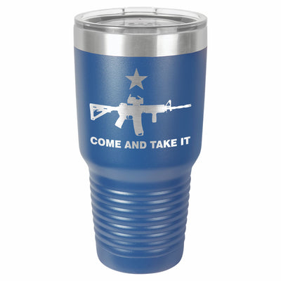 Come and Take It AR-15 Etched Tumbler    / Father's Day Gift