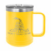 Don't Tread On Me Laser Etched Insulated Coffee Cup    / Father's Day Gift