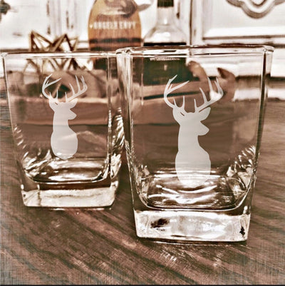 Buck Whiskey Glass / Father's Day Gift