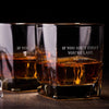 Ricky Bobby If You Ain't First Whiskey Glass Set    / Father's Day Gift