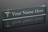 Medical Doctor Jade Glass Desk Name Plate - Engraved & Personalized - Perfect for Executives, Boss Day, Graduates, etc...    / Father's Day Gift