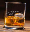 Custom Signature Whiskey Glasses / Bourbon Glasses / Scotch Glasses / Set of 2 / Your Handwriting / Father's Day Gift