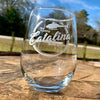 Catalina Wine Mixer Stemless Wine Glass    / Father's Day Gift