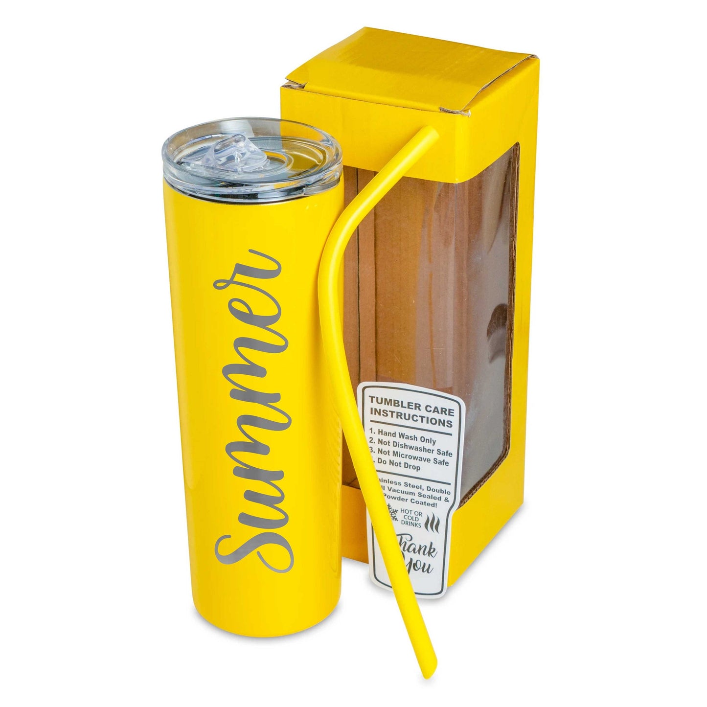 Name Tumbler Etched Skinny Powder Coated 20oz Insulated / Father's Day Gift / Valentine's Day Gift