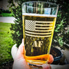 Essential AF  American Flag  Pint Glass    / Father's Day Gift