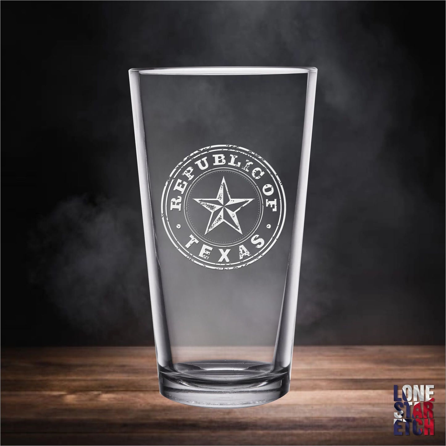 Republic of Texas Pint Glass / Father's Day Gift