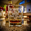 Better To Be Full Of Bourbon Than Full Of Sh*t Whiskey Glass    / Father's Day Gift