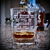 Better To Be Full Of Bourbon Than Full Of Sh*t Whiskey Glass    / Father's Day Gift