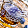 Unapologetic American Whiskey Glass    / Father's Day Gift