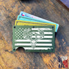 American Hunting  Slim Metal Minimalist RFID Blocking Wallet   / Father's Day Gift