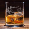 Old Fashioned Recipe Whiskey Glass Set    / Father's Day Gift