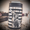 Second Amendment  Lady Liberty  Can Koozie  360 Laser Etched    / Father's Day Gift