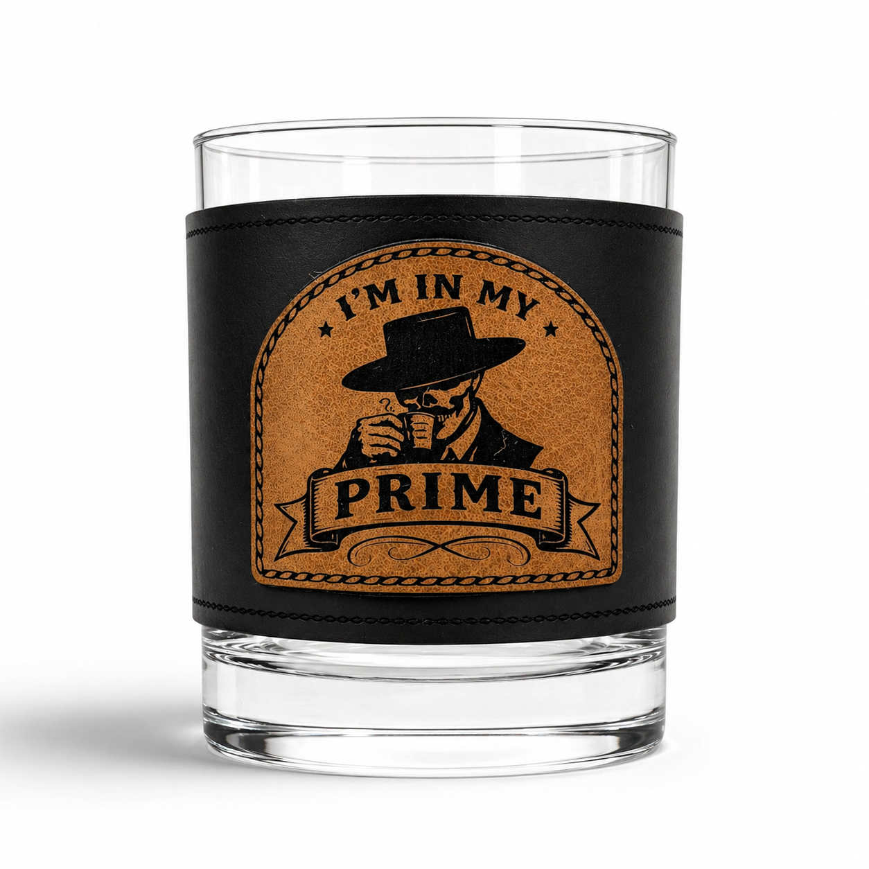 Doc Holliday Iconic Quotes Leatherette Whiskey Glasses I