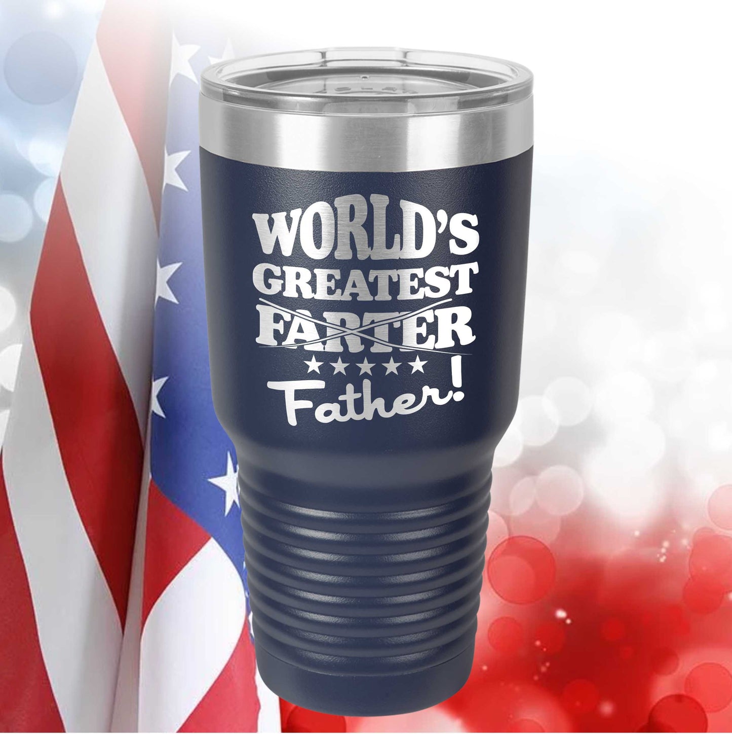 World's Greatest Farter Father / Etched Tumbler / Father's Day Funny / Father's Day Gift / Funny Gift for Dad / Father's Day Tumbler