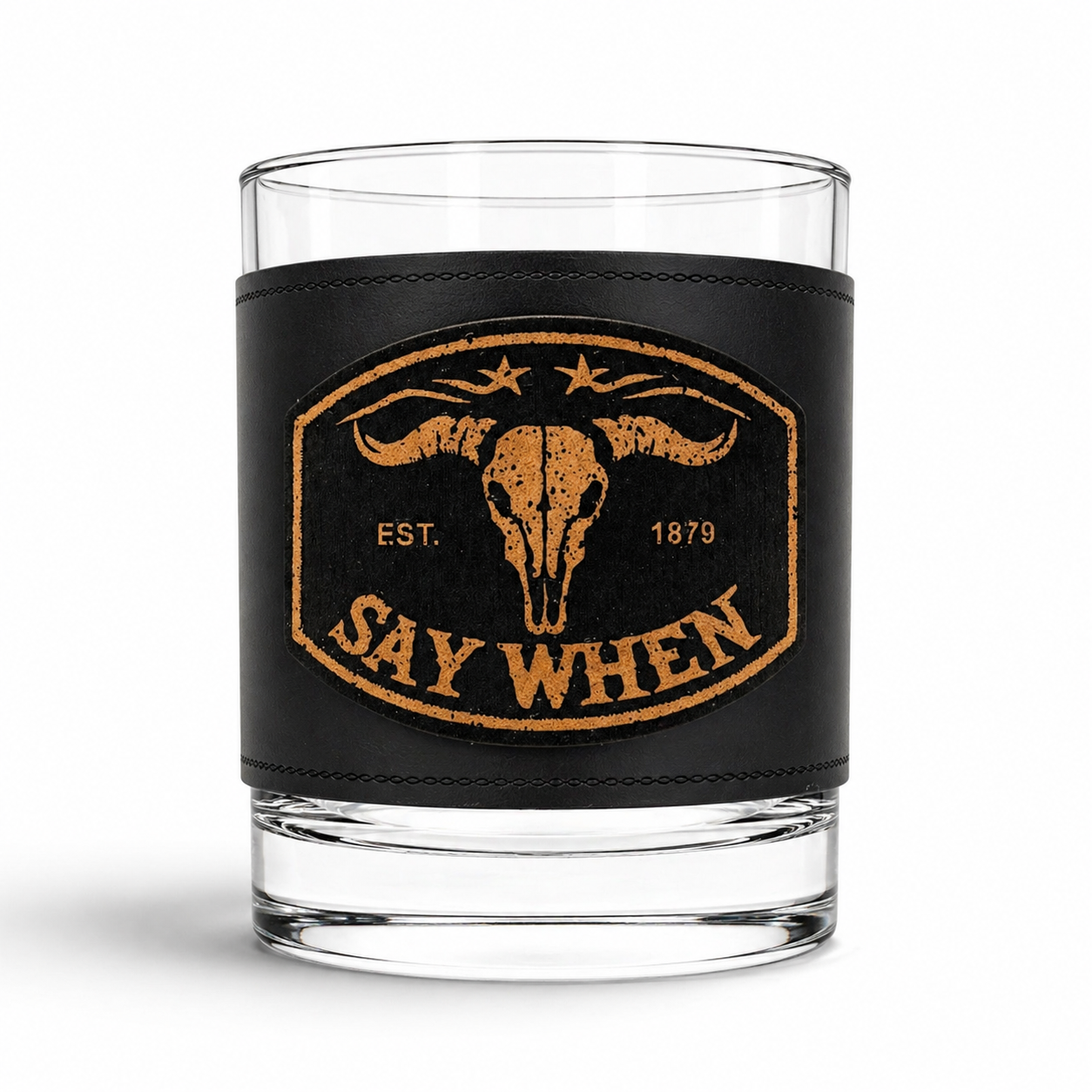 Doc Holliday Iconic Quotes Leatherette Whiskey Glasses I