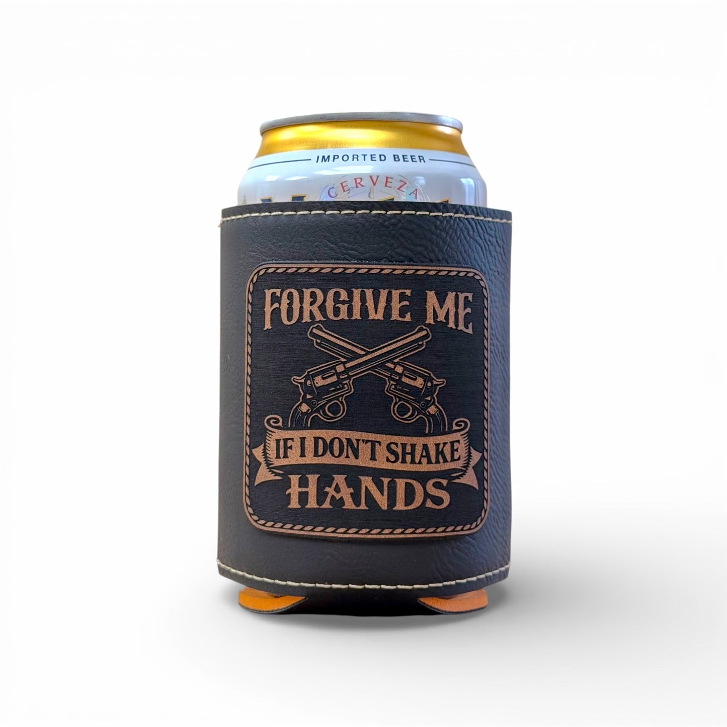 Doc Holliday Leatherette Can Cooler - Iconic Western Movie Quotes