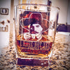 Doc Holliday Quote / Defile Myself / Whiskey Glass / Bourbon Glass / Scotch Glass / Single Glass / Gift for Him  / Father's Day Gift