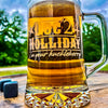 Doc Holliday Mug / Doc ‘24 / Engraved 23 oz. Glass Beer Mug / Gift for Him / Gifts for Men  / Father's Day Gift