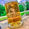 Doc Holliday Mug / Defile Myself / Engraved 23 oz. Glass Beer Mug / Gift for Him / Gifts for Men  / Father's Day Gift