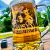 Doc Holliday Mug / You’re a Daisy / Engraved 23 oz. Glass Beer Mug / Gift for Him / Gifts for Men  / Father's Day Gift