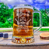 Doc Holliday Mug / Two Guns / Engraved 23 oz. Glass Beer Mug / Gift for Him / Gifts for Men  / Father's Day Gift