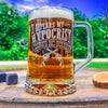 Doc Holliday Mug / My Hypocrisy / Engraved 23 oz. Glass Beer Mug / Gift for Him / Gifts for Men  / Father's Day Gift