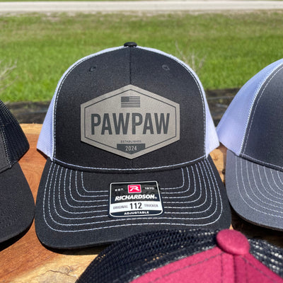 Dad Hat / Custom Dad Trucker Cap / PawPaw Hat / New Grandpa Hat / Richardson 112 / Patch Trucker Hat / Gift for New Dad / Father's Day Gift