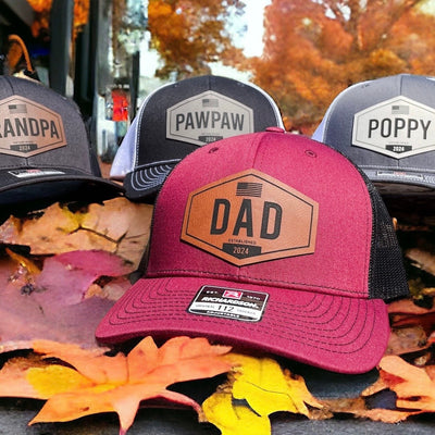 Dad Hat / Custom Dad Trucker Cap / PawPaw Hat / New Grandpa Hat / Richardson 112 / Patch Trucker Hat / Gift for New Dad / Father's Day Gift