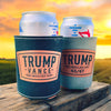 Trump 2024 Leatherette Can Cooler | Trump Vance Laser Engraved | Patriotic Drink Holder | Gift for Dad | Election Gift Idea