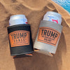 Trump 2024 Leatherette Can Cooler | Trump Vance Laser Engraved | Patriotic Drink Holder | Gift for Dad | Election Gift Idea