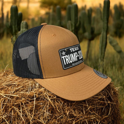 Trump Texas License Plate Hat / Trump 2024Trucker Cap / YP Classics 6 Panel / Patch Trucker Hat / Christmas Gift