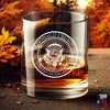 Donald J. Trump 47th Presidential Seal Whiskey Glass / Bourbon Glass / Patriotic Whiskey Glass - Celebrate the Historic 2024 Election Victory of Donald J. Trump!