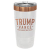 Trump Vance 2024 Laser Engraved 20oz Insulated Tumbler | Powder Coated Travel Mug | Political Gift | Election Gift | Trump Merch