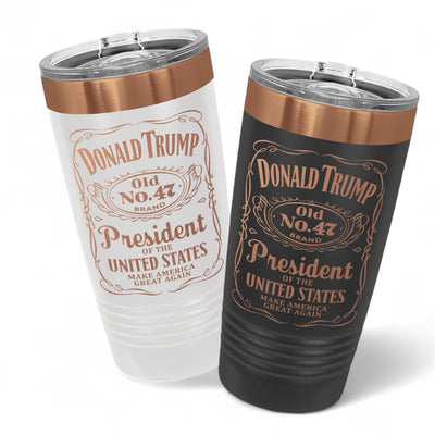 Trump 47 Presidential Tumbler | Laser Engraved 20oz Insulated Tumbler | Commemorative Tumbler | Election Gift | Old No 47 | Trump Merch