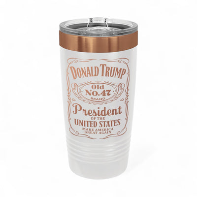 Trump 47 Presidential Tumbler | Laser Engraved 20oz Insulated Tumbler | Commemorative Tumbler | Election Gift | Old No 47 | Trump Merch