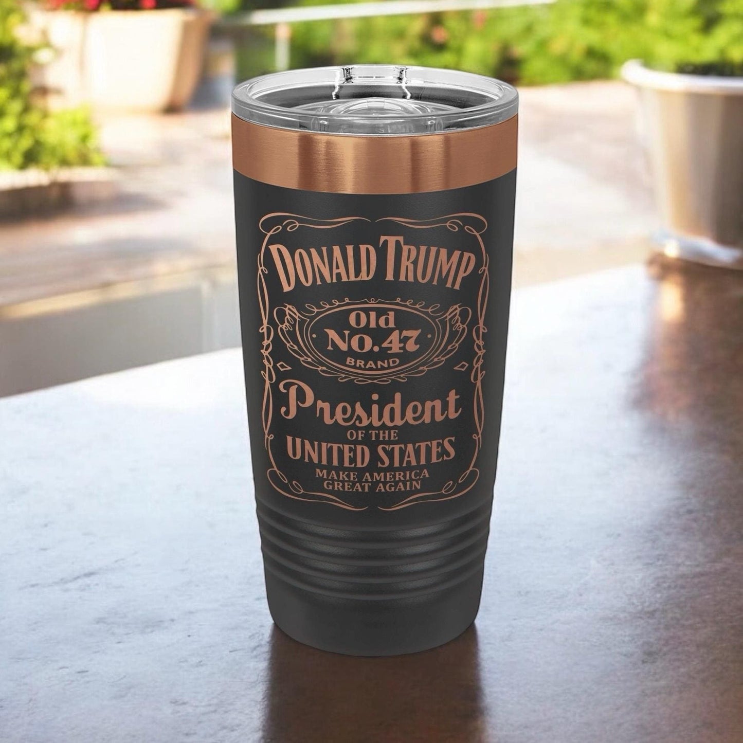 Trump 47 Presidential Tumbler | Laser Engraved 20oz Insulated Tumbler | Commemorative Tumbler | Election Gift | Old No 47 | Trump Merch / Valentine's Day Gift