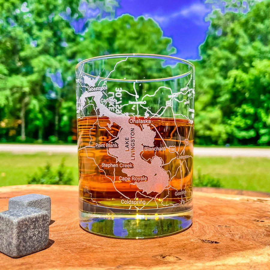 Deer Antler Whiskey Glass, Mud Pie