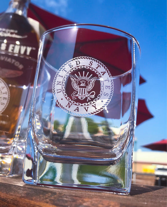 U.S. Navy Seal  Whiskey Glass / Father's Day Gift / Valentine's Day Gift