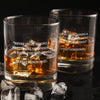 Ernest Hemingway Quote  Whiskey Glass Set    / Father's Day Gift