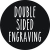 Double Sided Engraving Charge (Small)(This is an add-on listing)    / Christmas Gift