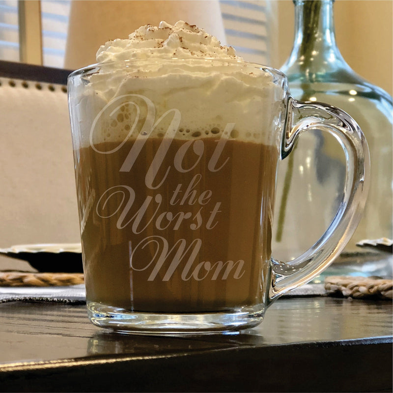 Personalized Latte Macchiato Glass - Engraved