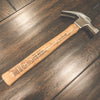 Engraved Full Size Hammer - The Man The Myth The Legend - Personalized (Birthday Gift for Men) - Laser Etched    / Father's Day Gift