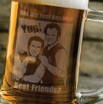 Did We Just Become Best Friends? Step Brothers Beer Mug    / Christmas Gift
