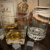 Monogrammed Whiskey Glasses Set  Diamond Monogram    / Christmas Gift
