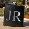 Monogrammed Flask - Laser Etched - Large Initials    / Valentine's Day Gift