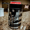 Trump Merica Signature 360 Etched Can Koozie    / Christmas Gift