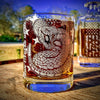 Don't Tread On Me 360 Engraved Whiskey Glass    / Valentine's Day Gift