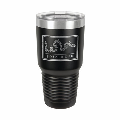 Join Or Die  Etched Tumbler    / Valentine's Day Gift