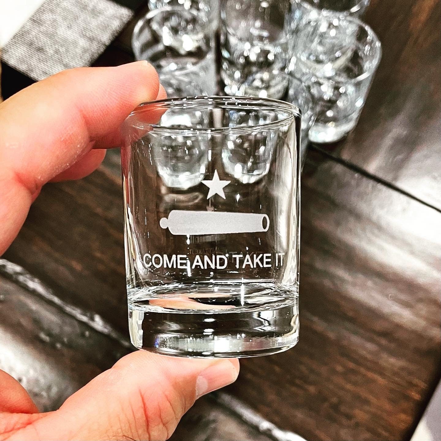 Come and Take It Shot Glass    / Father's Day Gift / Valentine's Day Gift