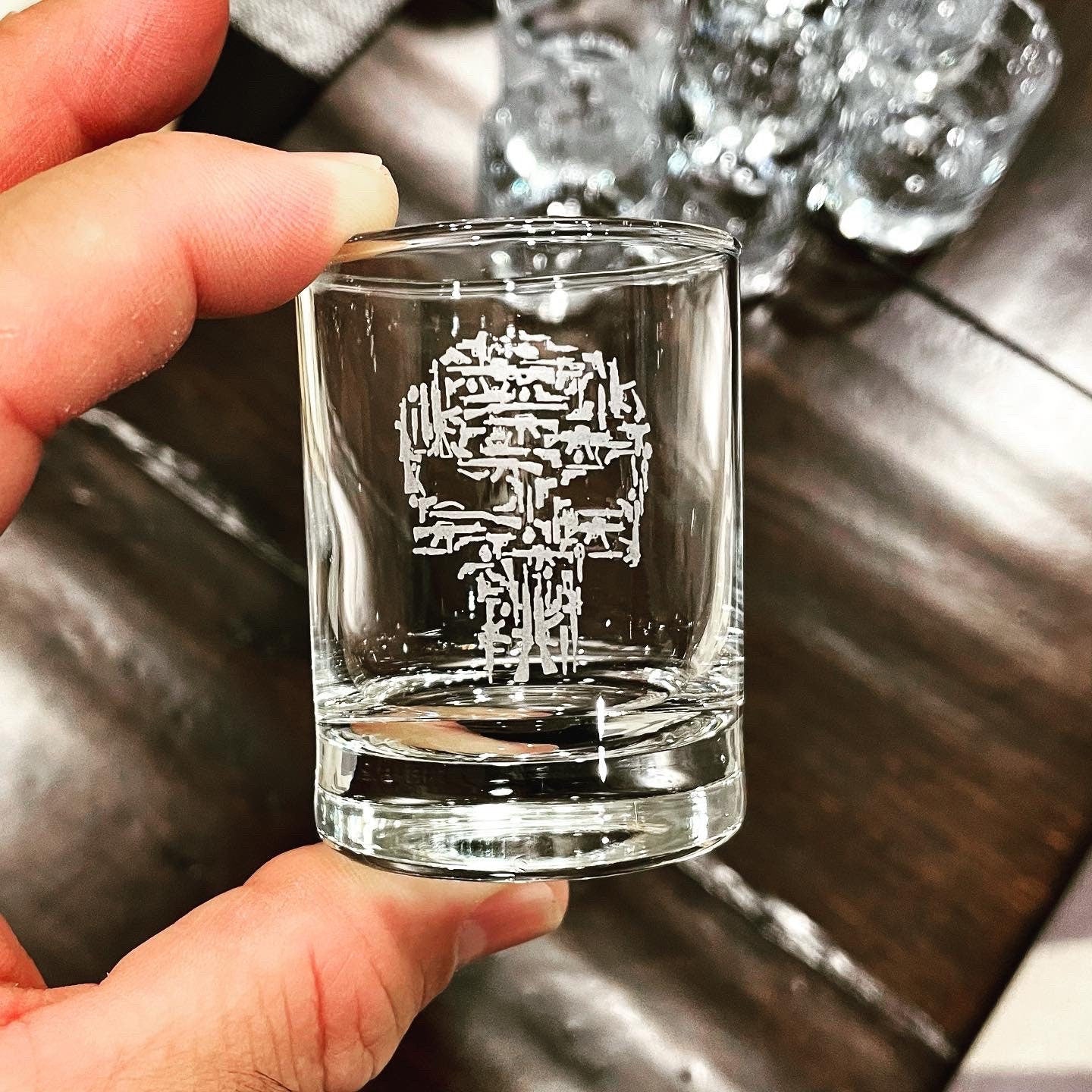 Punisher Guns Shot Glass    / Father's Day Gift / Valentine's Day Gift